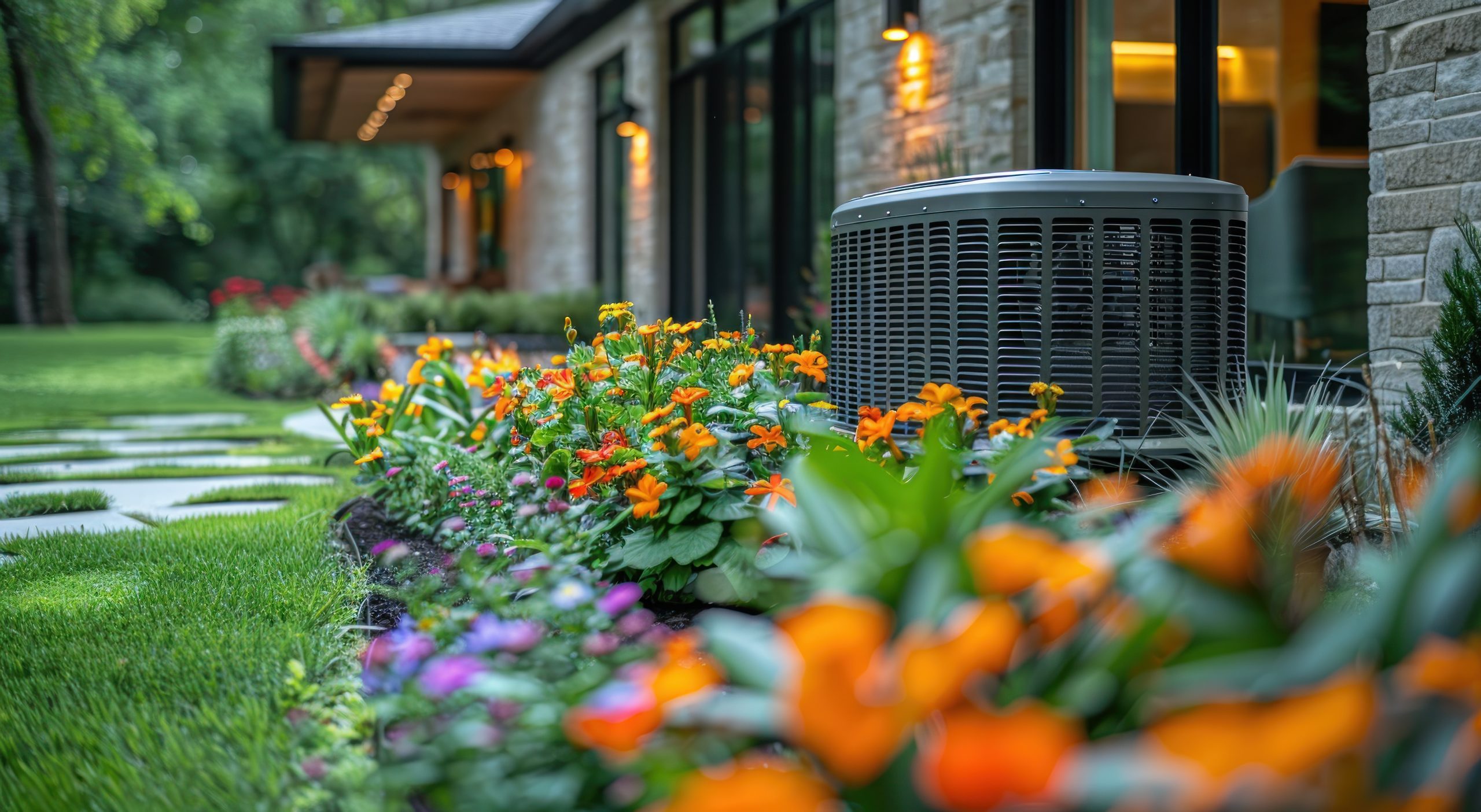 landscaping around your air conditioner